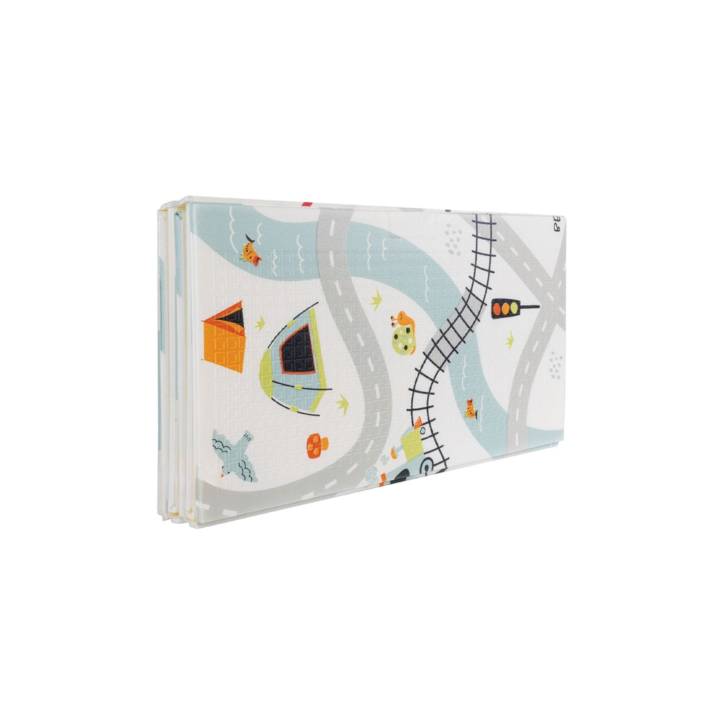 Reversible Floor Mat | Cars & Roads (FQCL)