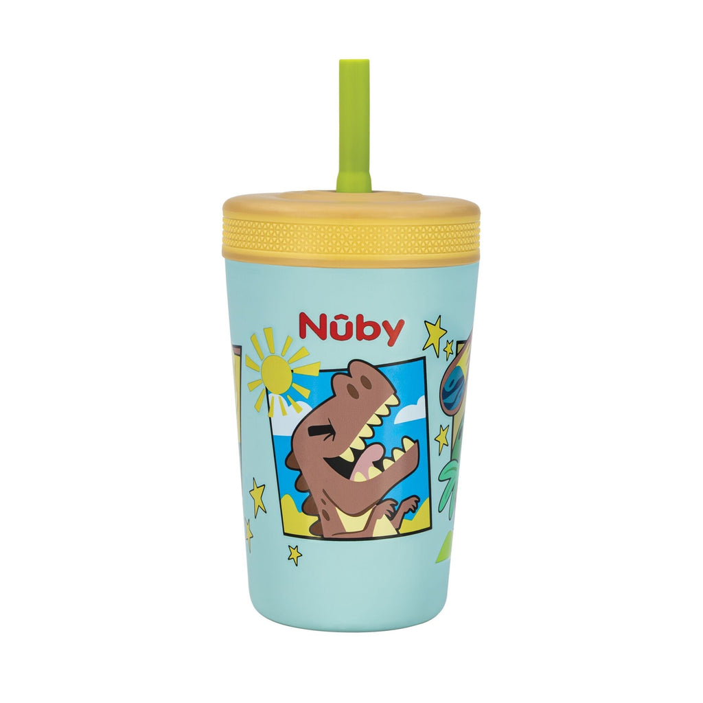 Thirsty Kids Flexstraw Stainless Steel Cup | Dinosaurs (RFWY)