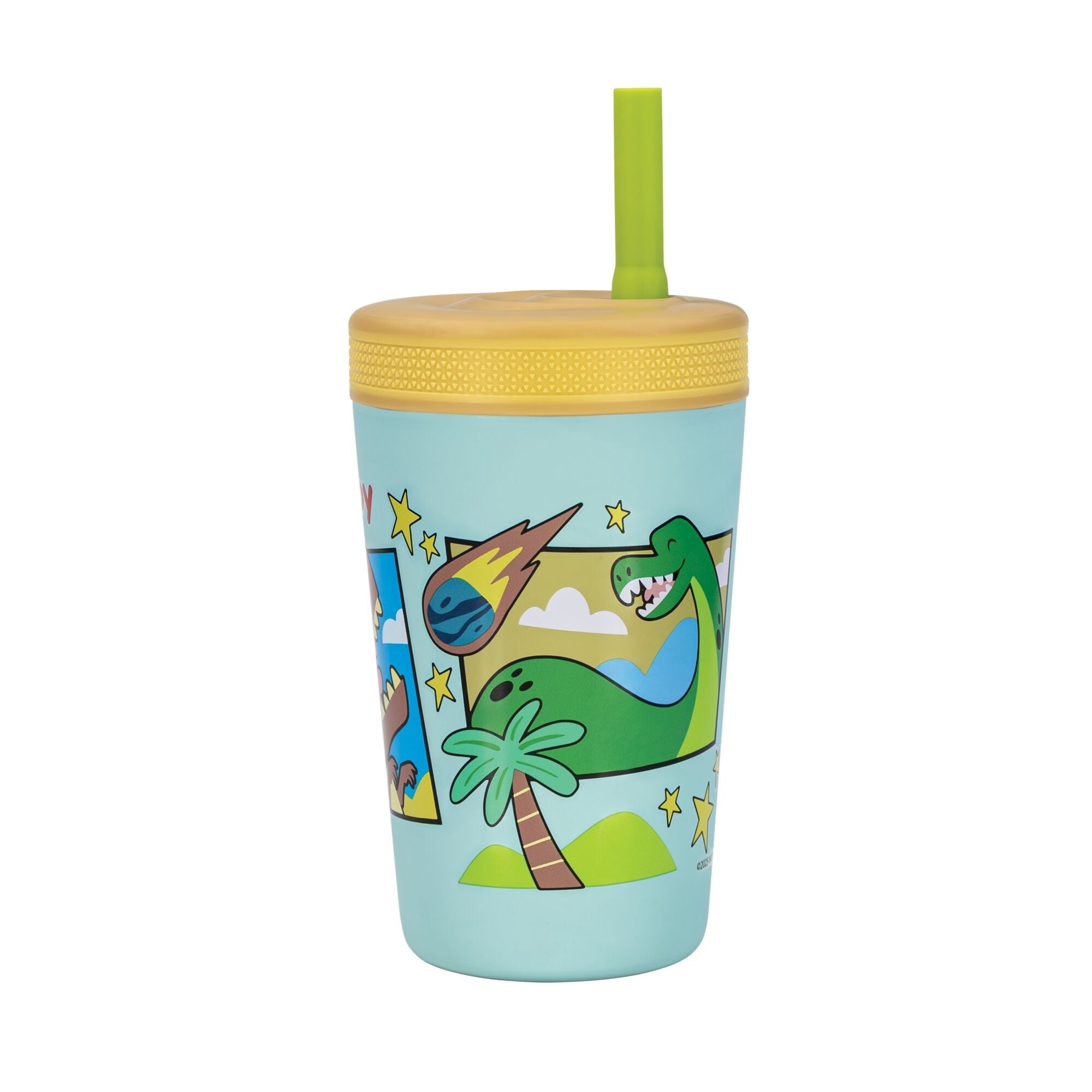Thirsty Kids Flexstraw Stainless Steel Cup | Dinosaurs (RFWY)