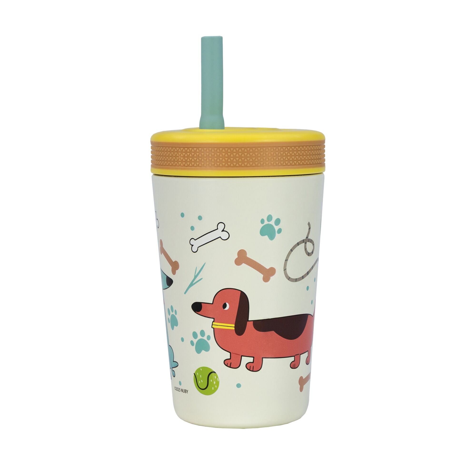 Thirsty Kids Flexstraw Stainless Steel Cup | Dogs (OMSY)