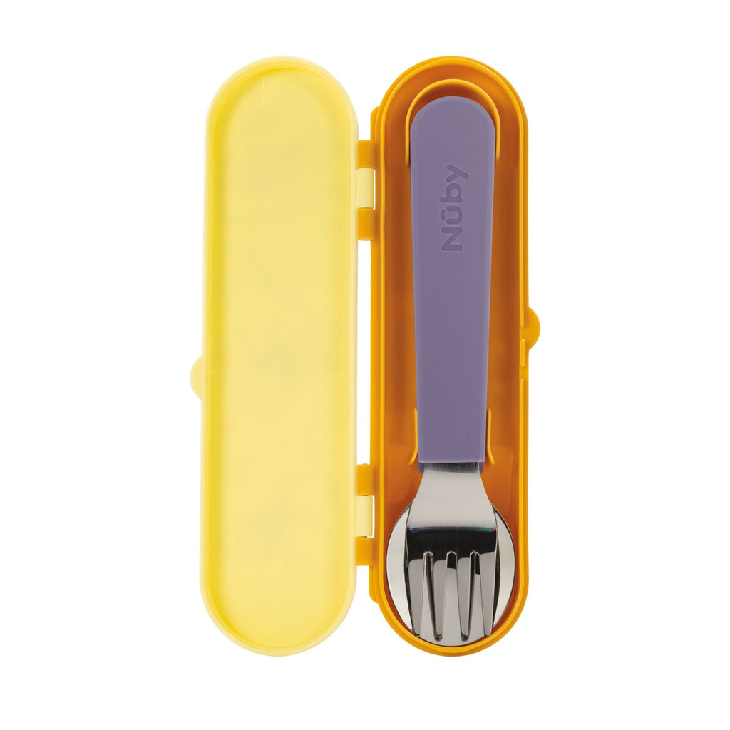 Stainless Steel Toddler Utensil Set | Monkey (XJRD)