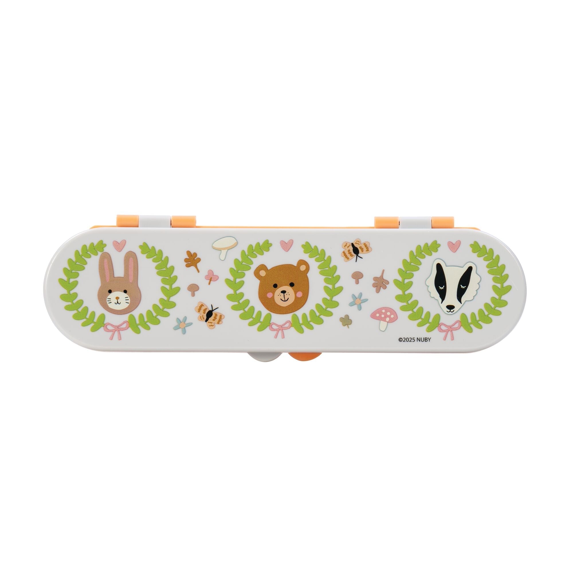 Stainless Steel Toddler Utensil Set | Forest Animals (HJTO)
