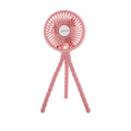 Large LED Stroller Fan | Pink (R466)