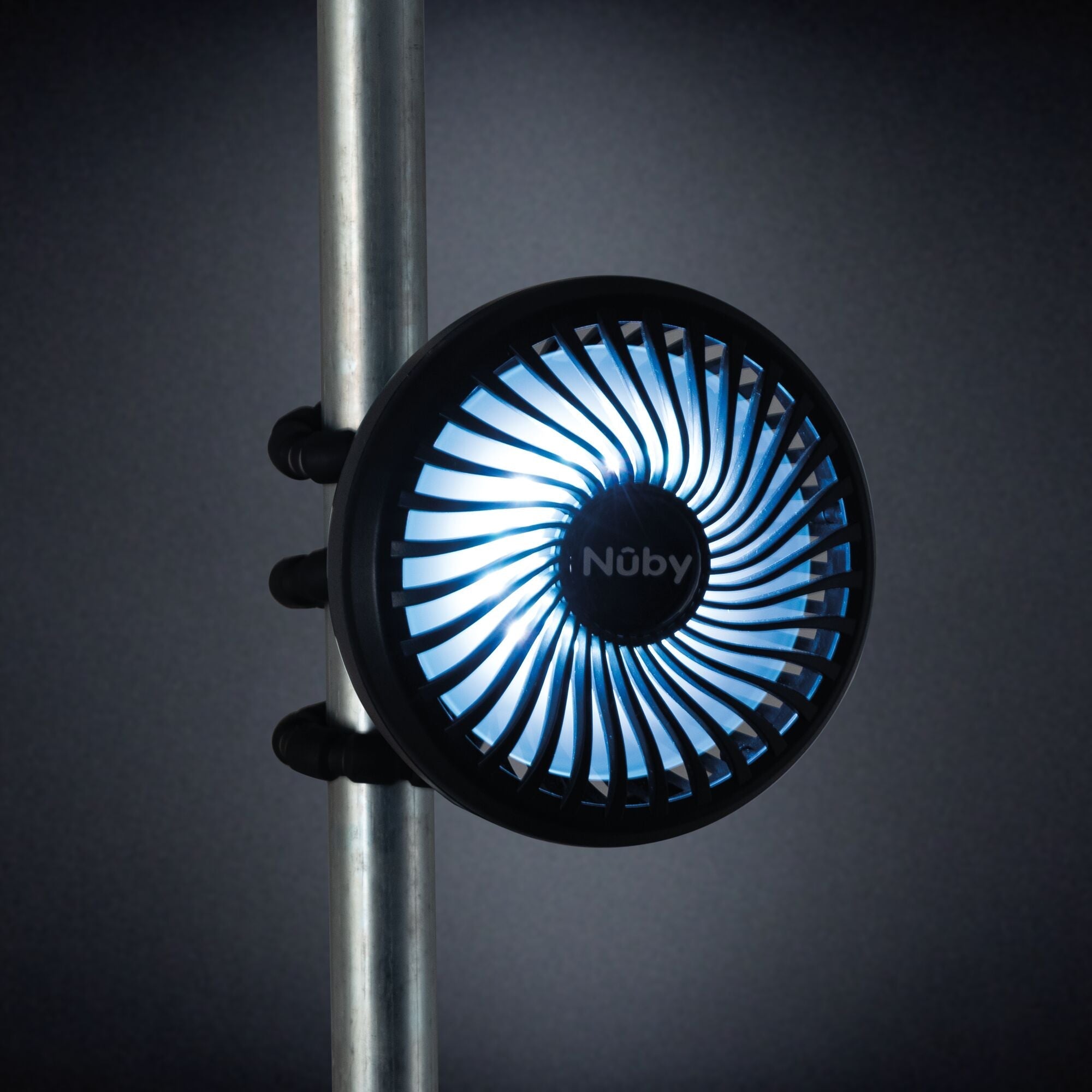 Large LED Stroller Fan | Blue (G89B)