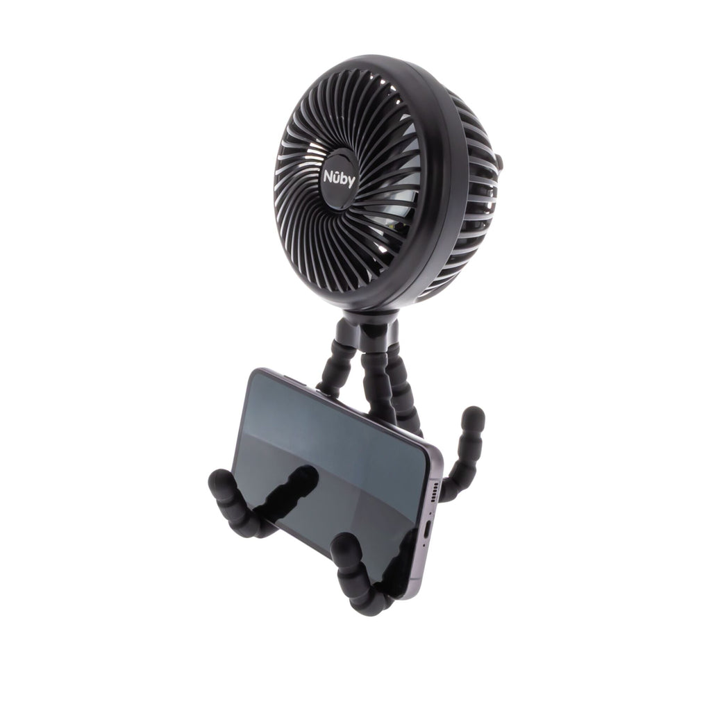 Large LED Stroller Fan | Black (DBY8)