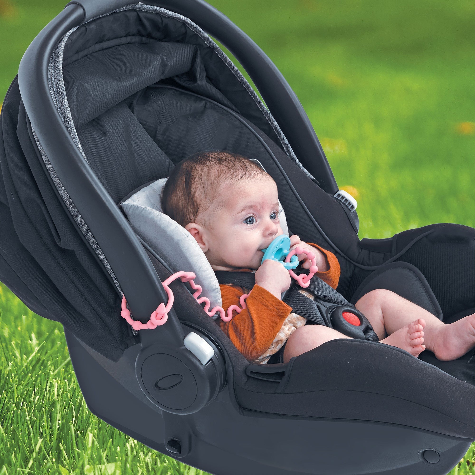 Pacifier & Bottle Bungee Set (4 Pack) (O2JI)