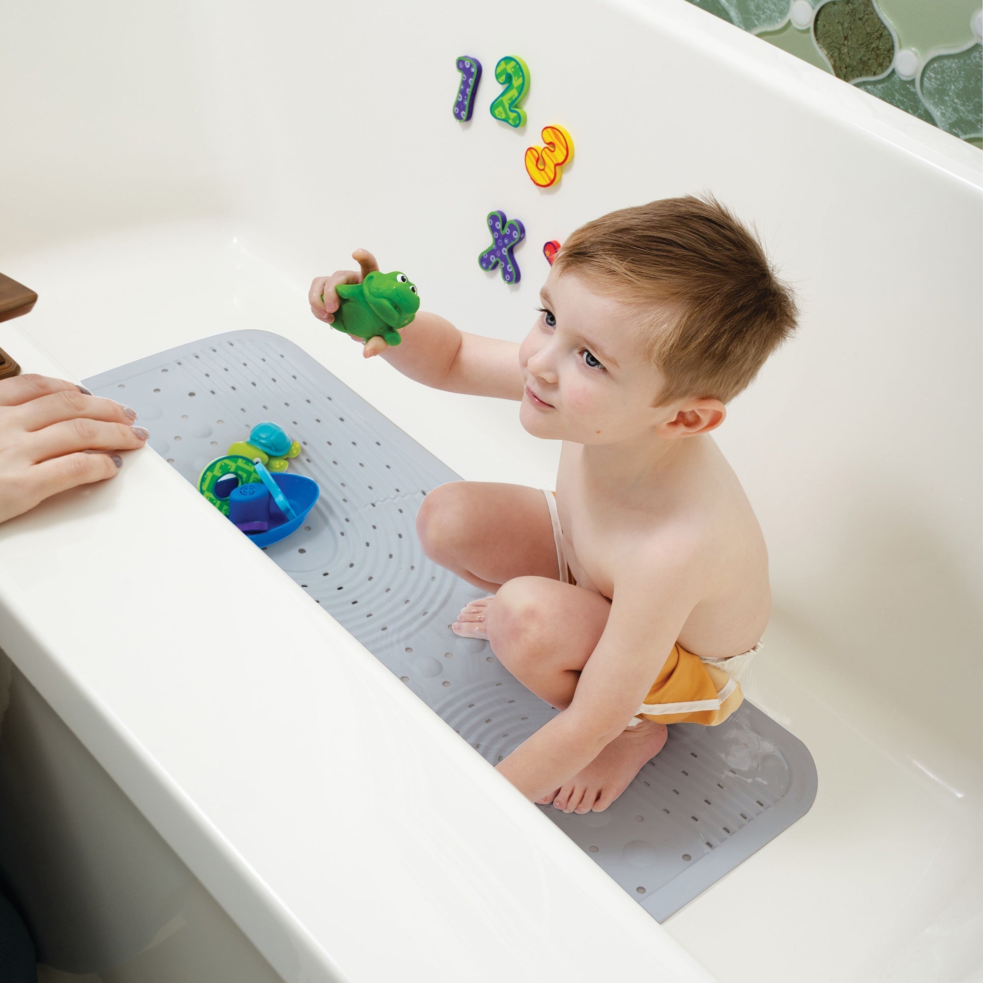 Cushioned Bath Mat | White (JUB2)