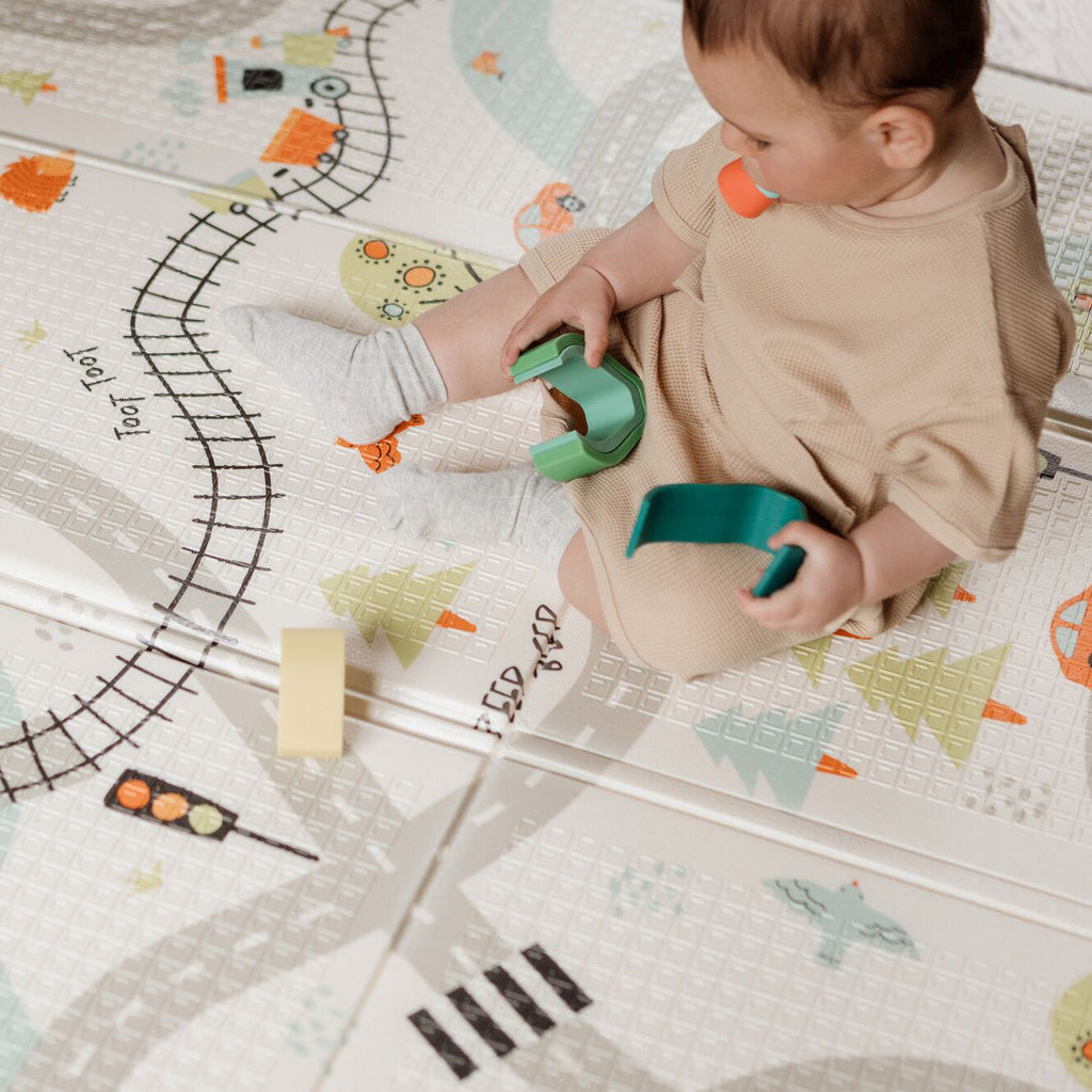 Reversible Floor Mat | Cars & Roads (FQCL)
