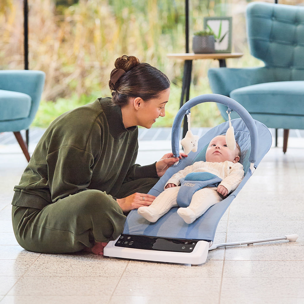 Deluxe Baby Bouncer Seat | Blue (4XIP)