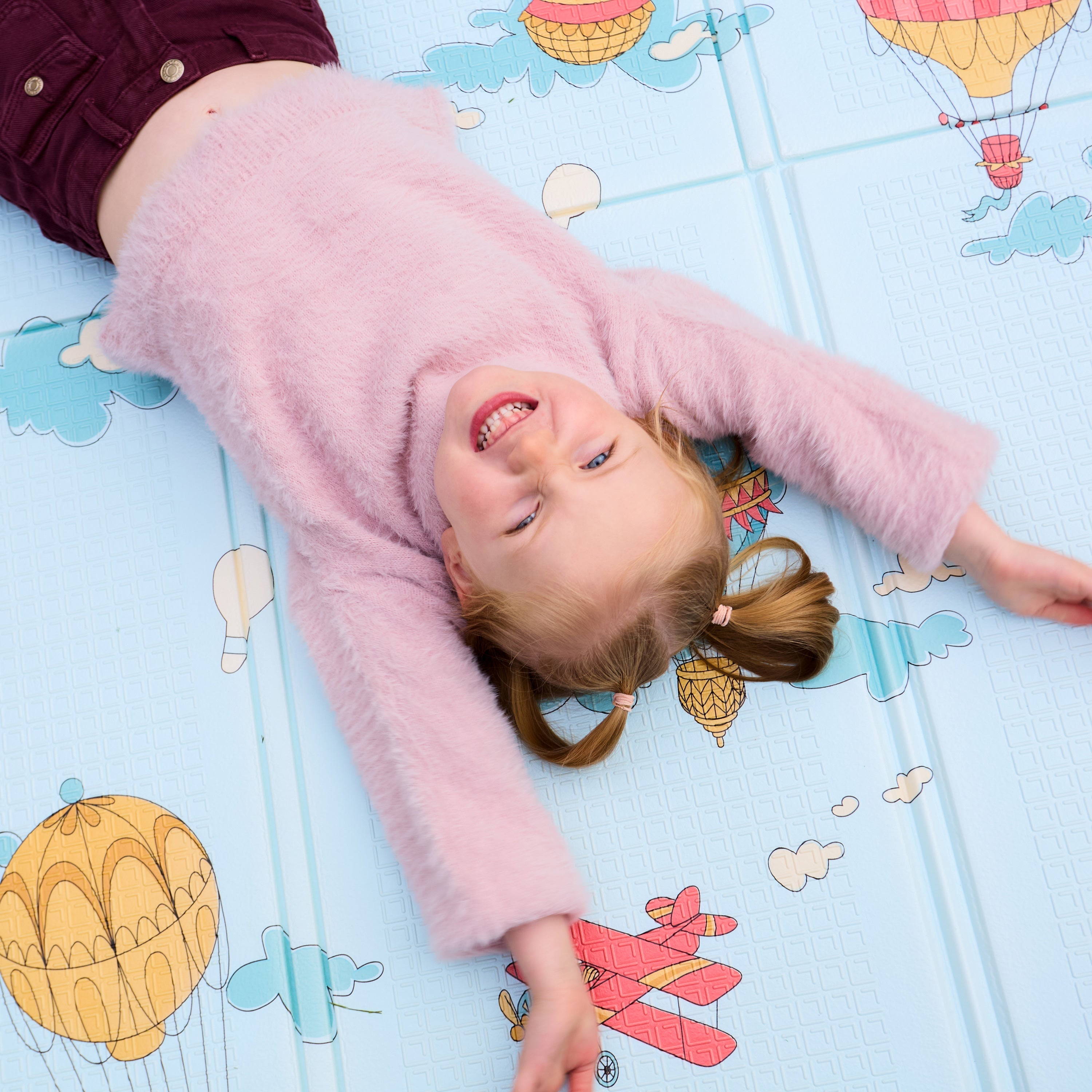 Reversible Floor Mat | Hot Air Balloons (X8ZV)