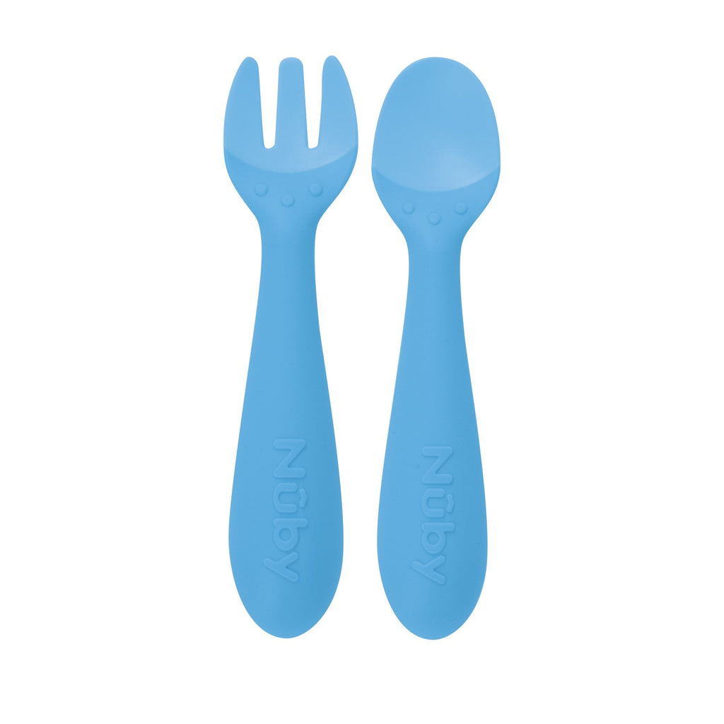 Silicone Easy Grip Fork and Spoon Set (8IVP)