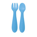 Silicone Easy Grip Fork and Spoon Set (8IVP)