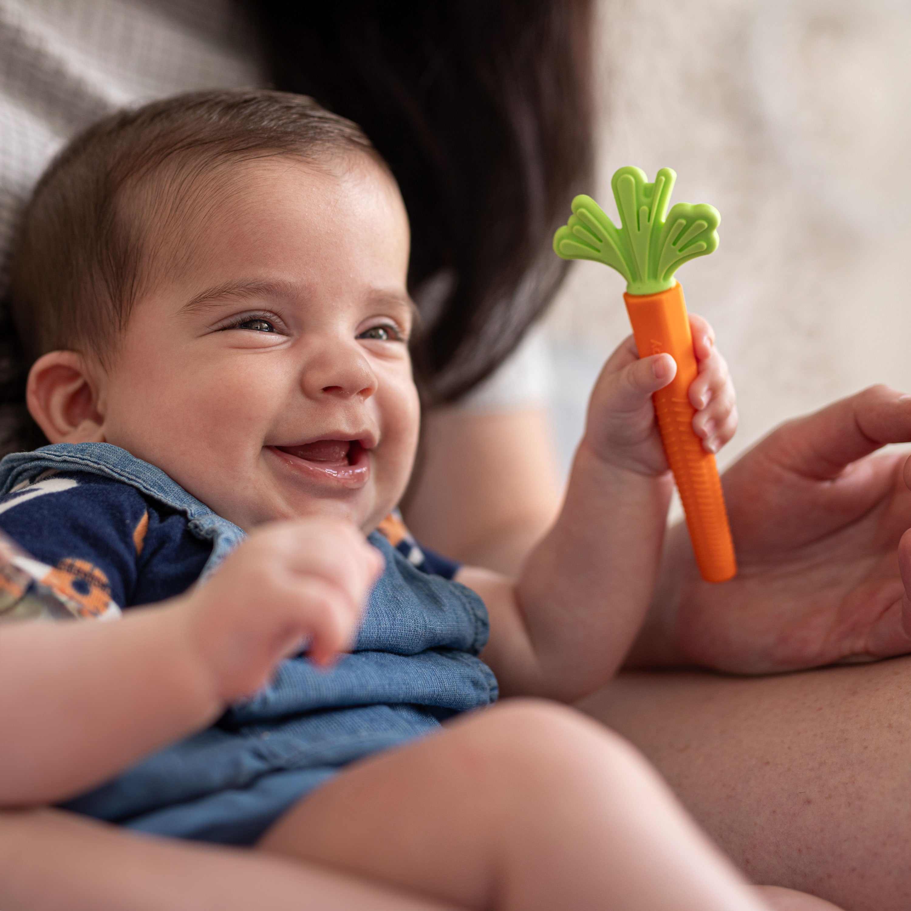 Silicone Carrot Tube Teether (EIAF)