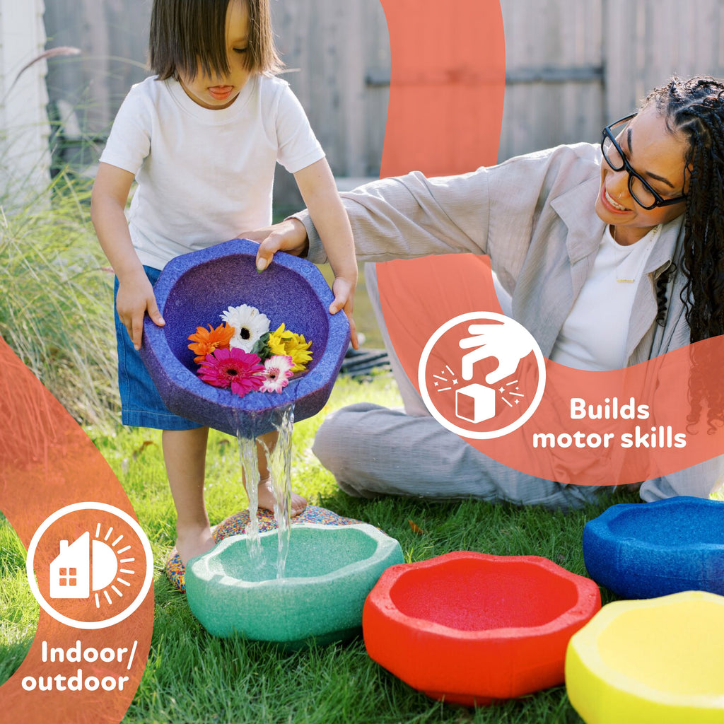 StepPebbles and FREE Balance Board | Pastel (ZM5L)