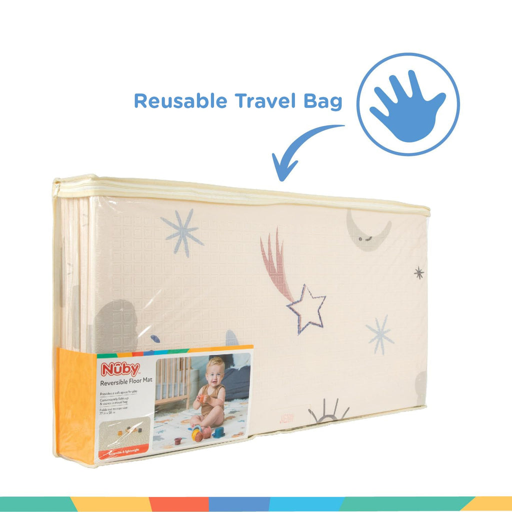 Reversible Floor Mat | Rainbows & Sky (XHHK)