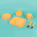 Animal Friends 6-Piece Dinnerware Set - Yellow Giraffe (L5UG)