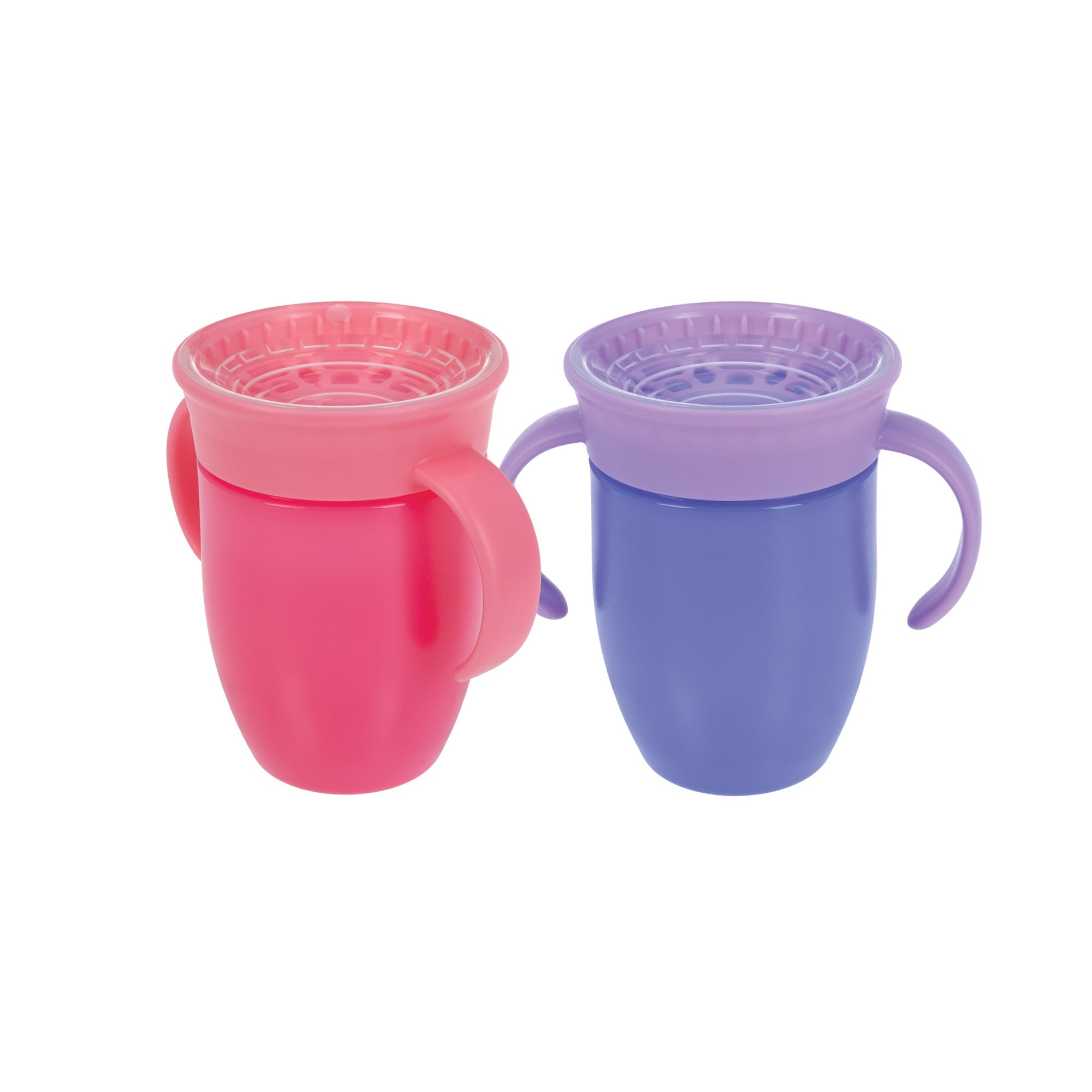 360 Wonder Cup with Handles (2 Pack - 7 oz) | Pink/Aqua (1HST)
